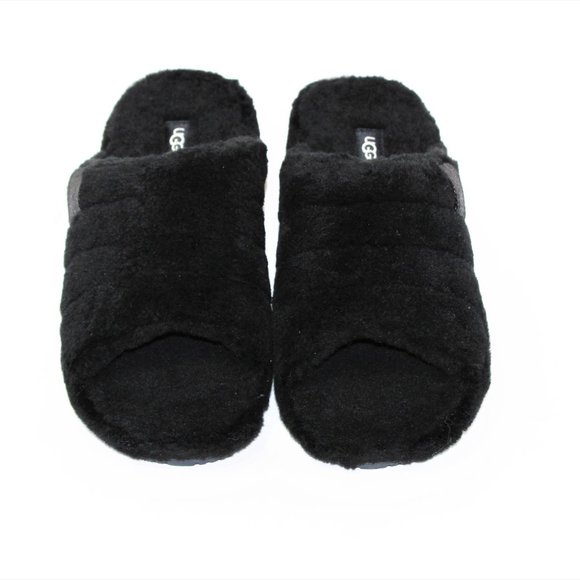 UGG Fluff Yeah Slide Sandals All Black New Men\'s 10 New main image 8